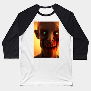 VERY CREEPY HALLOWEEN ZOMBIE Baseball T-Shirt